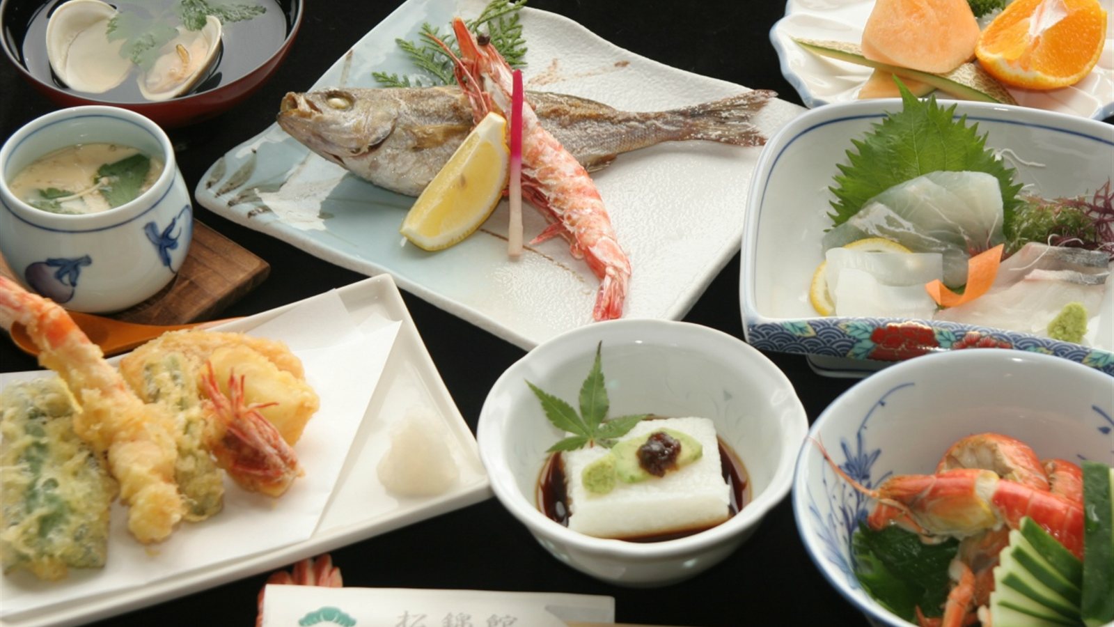 松錦館の会席料理